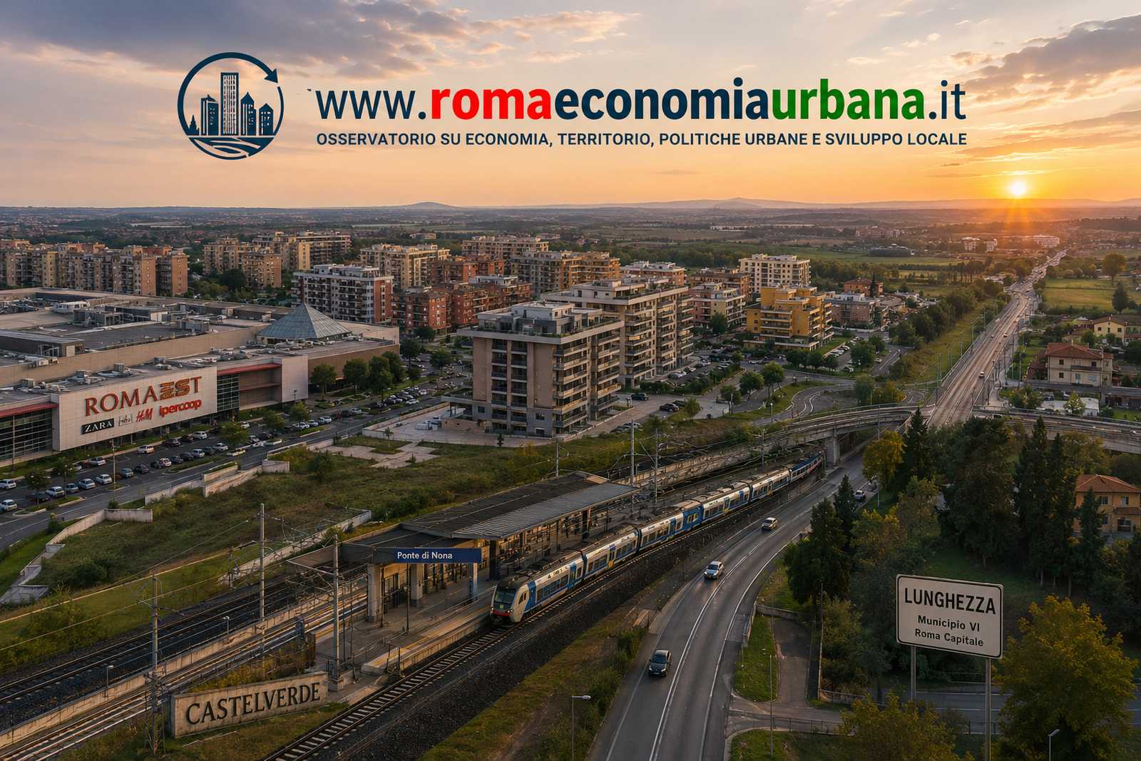 Ponte di Nona, Lunghezza e Castelverde: espansione urbana o nuova centralità metropolitana?