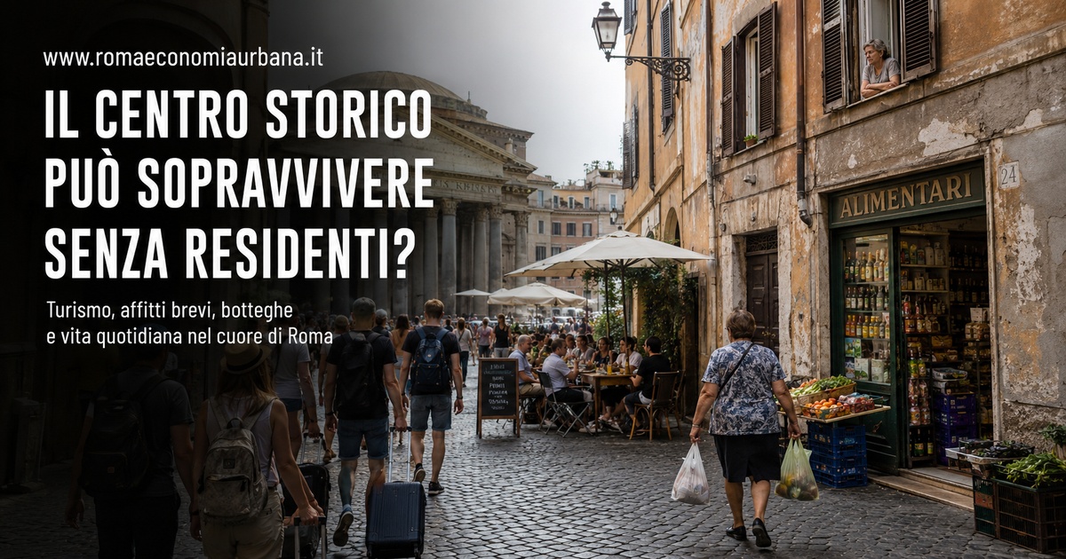 Il centro storico può sopravvivere senza residenti?